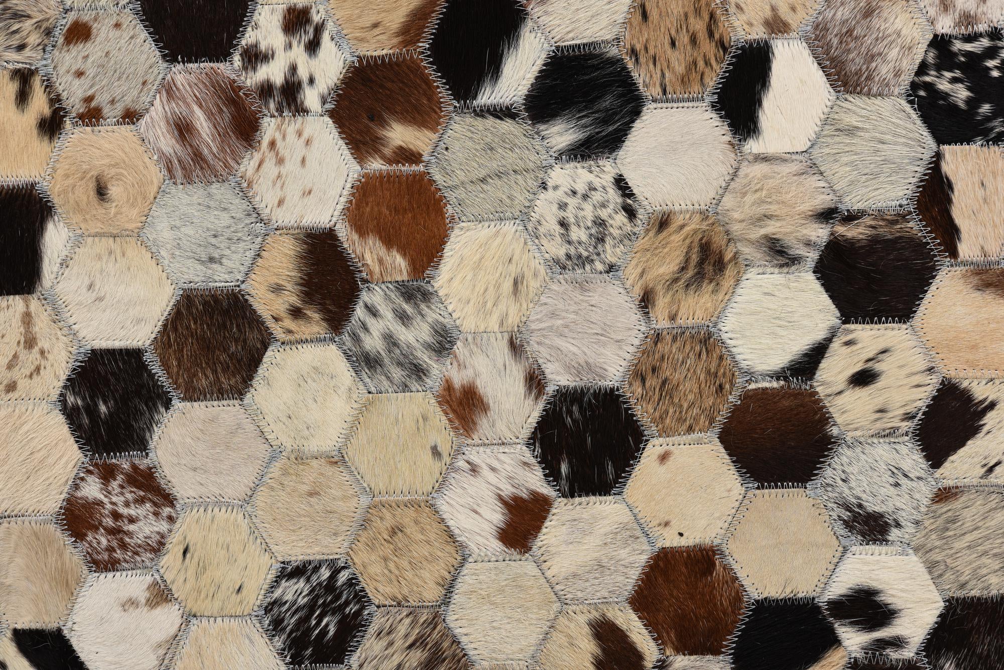 5' 1 x 7' 10 Cowhide Rug
