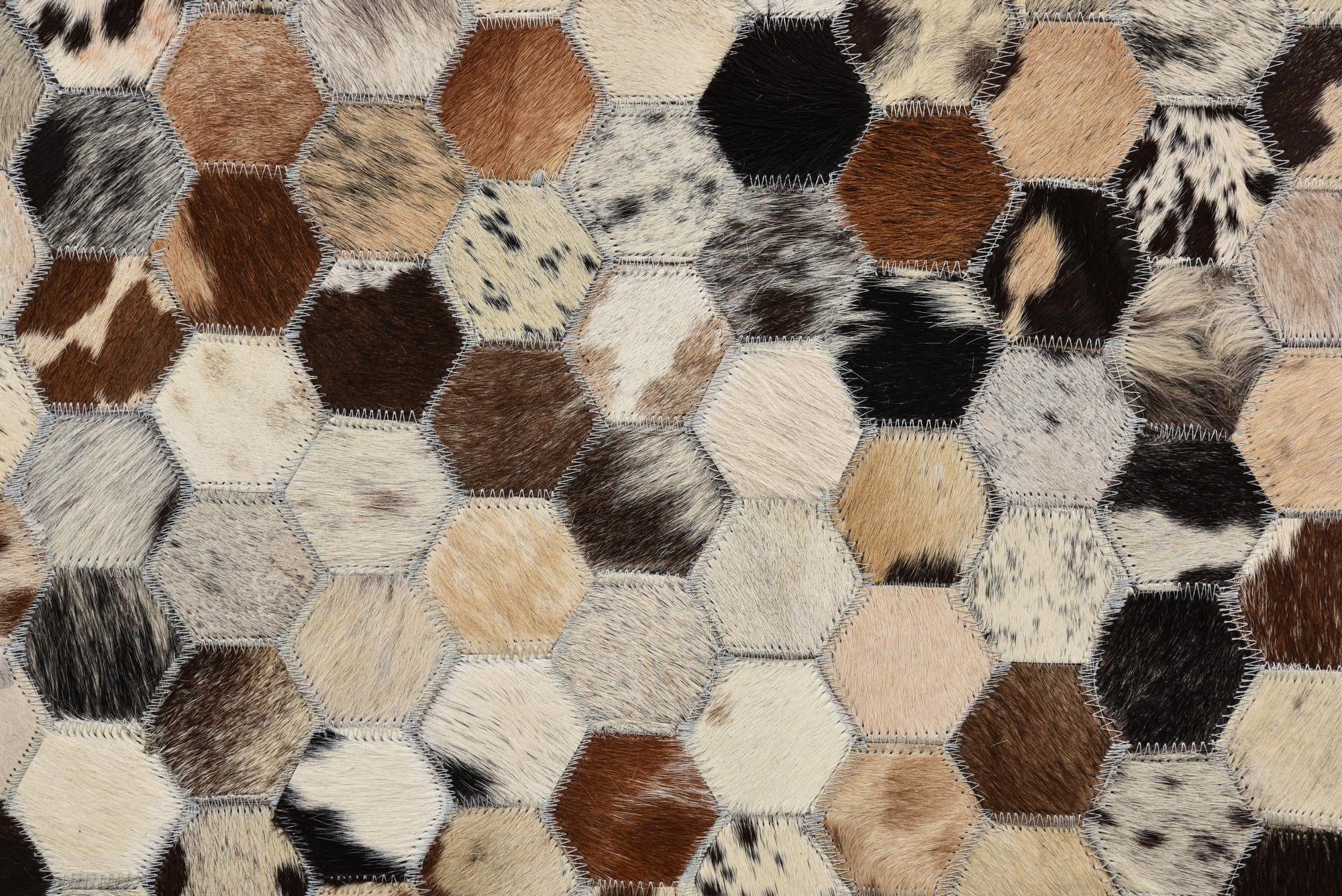 5' 1 x 7' 10 Cowhide Rug