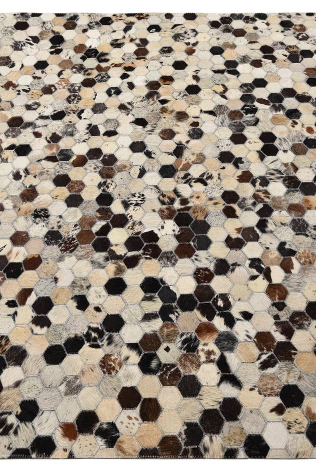 Detail image of 5' 2 x 8' Cowhide Rug