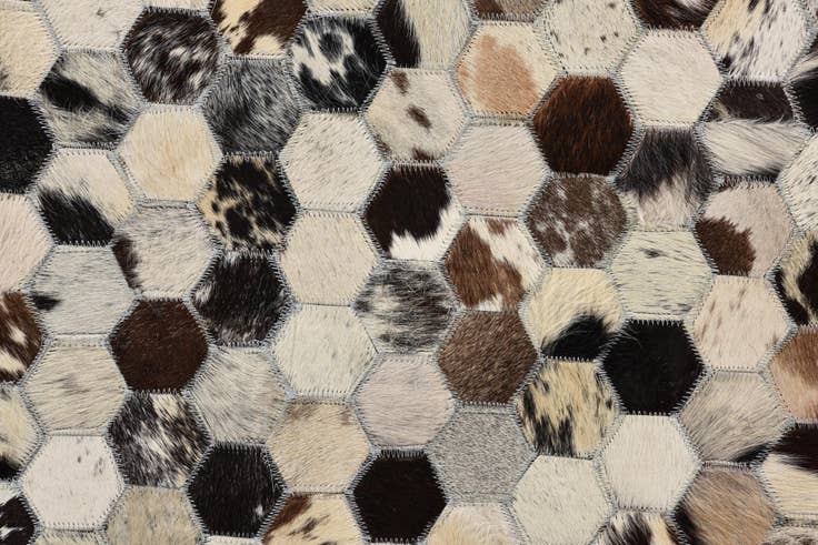 Detail image of 5' 2 x 8' Cowhide Rug