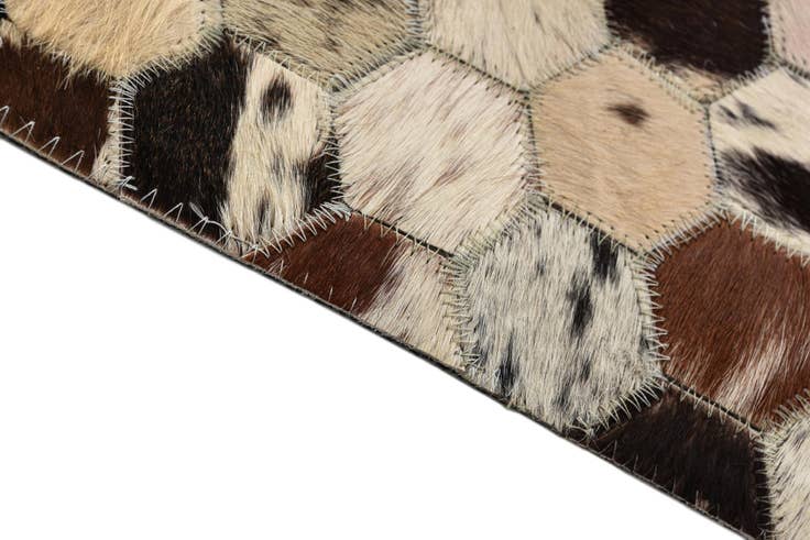 Detail image of 5' 2 x 8' 1 Cowhide Rug