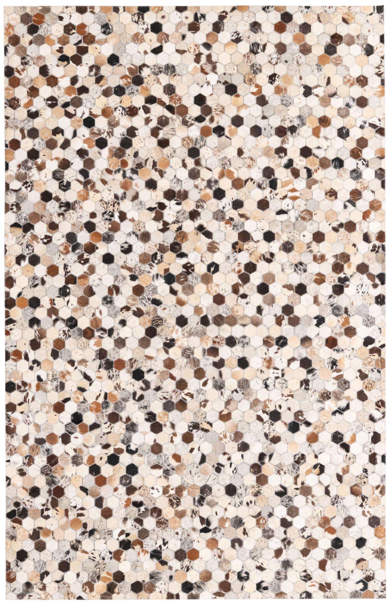 5' 2 x 8' 1 Cowhide Rug