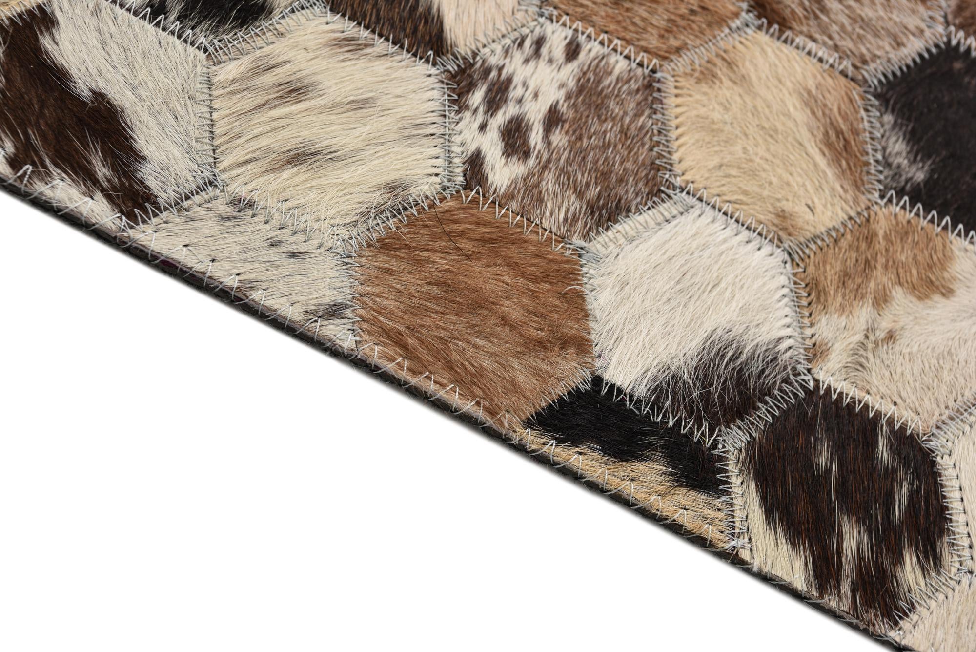 5' 1 x 8' Cowhide Rug