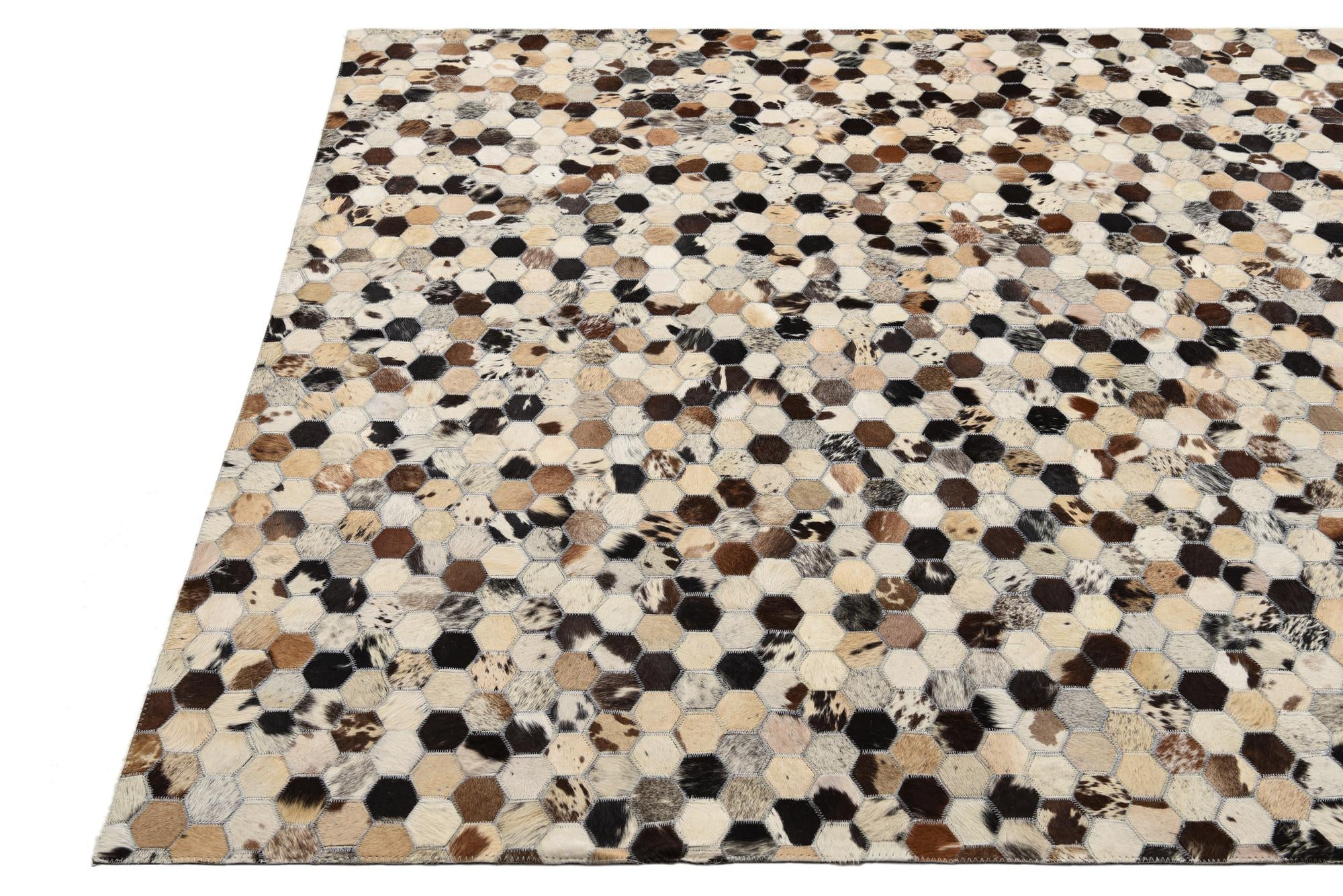 5' 2 x 8' Cowhide Rug