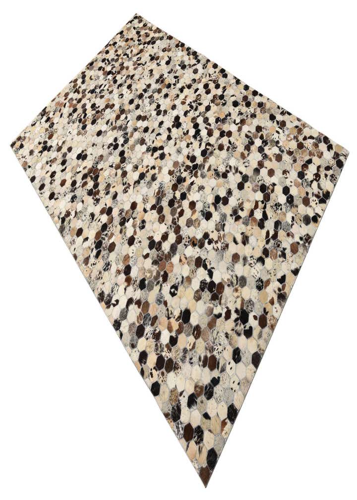 5' 1 x 7' 10 Cowhide Rug