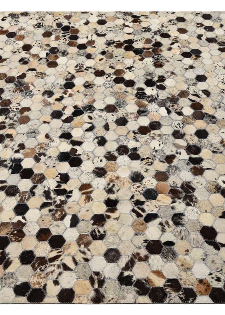 5' 1 x 7' 10 Cowhide Rug