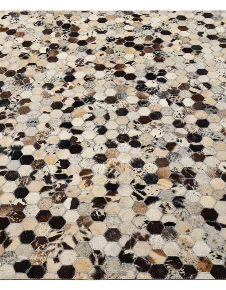 Detail image of 5' 1 x 7' 10 Cowhide Rug