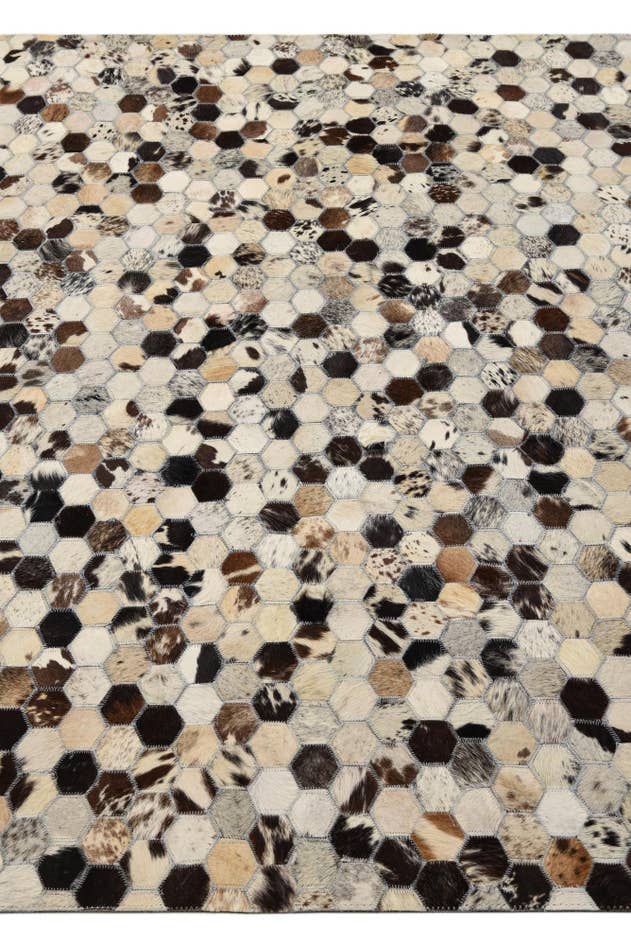 Detail image of 5' 1 x 7' 10 Cowhide Rug