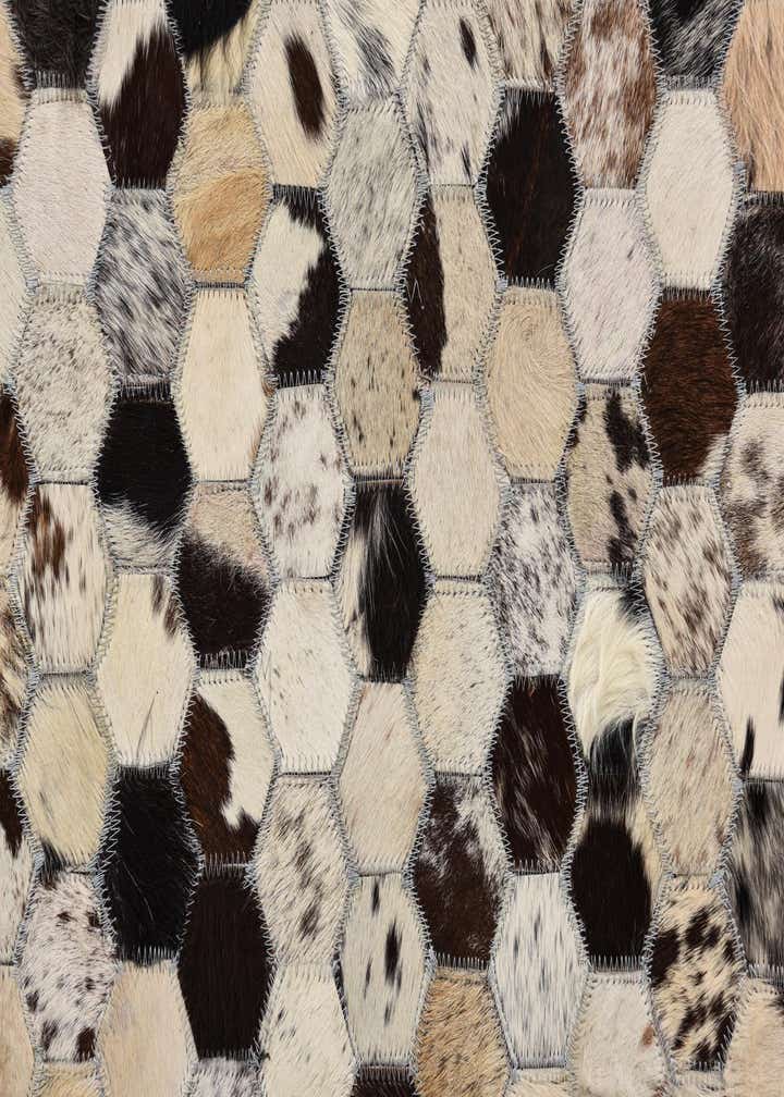5' 1 x 7' 10 Cowhide Rug