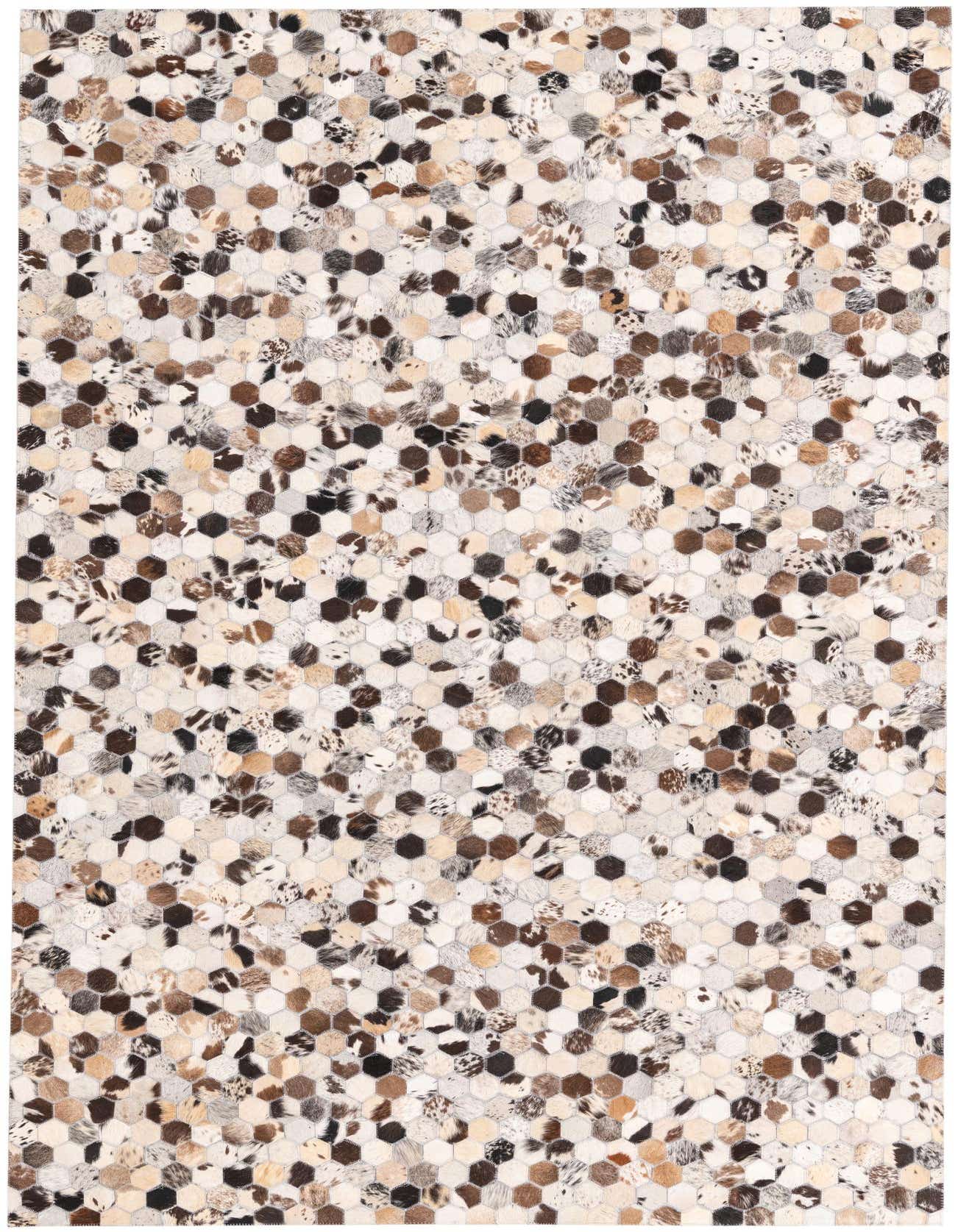 5' 1 x 7' 10 Cowhide Rug