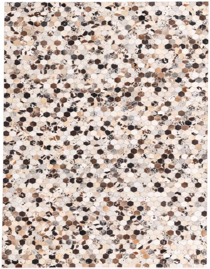Detail image of 5' 1 x 7' 10 Cowhide Rug