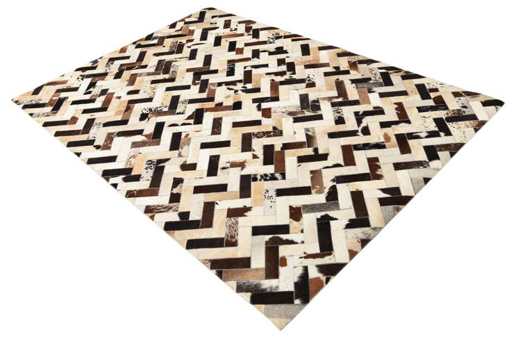 Detail image of 5' 3 x 7' 7 Cowhide Rug