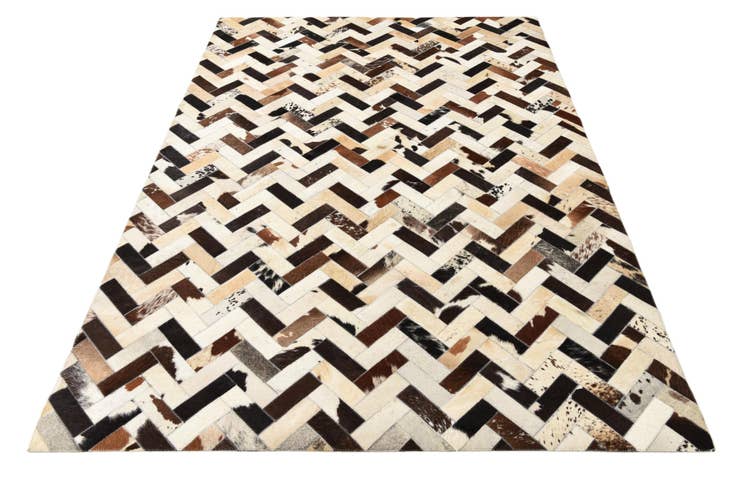 Detail image of 5' 3 x 7' 7 Cowhide Rug