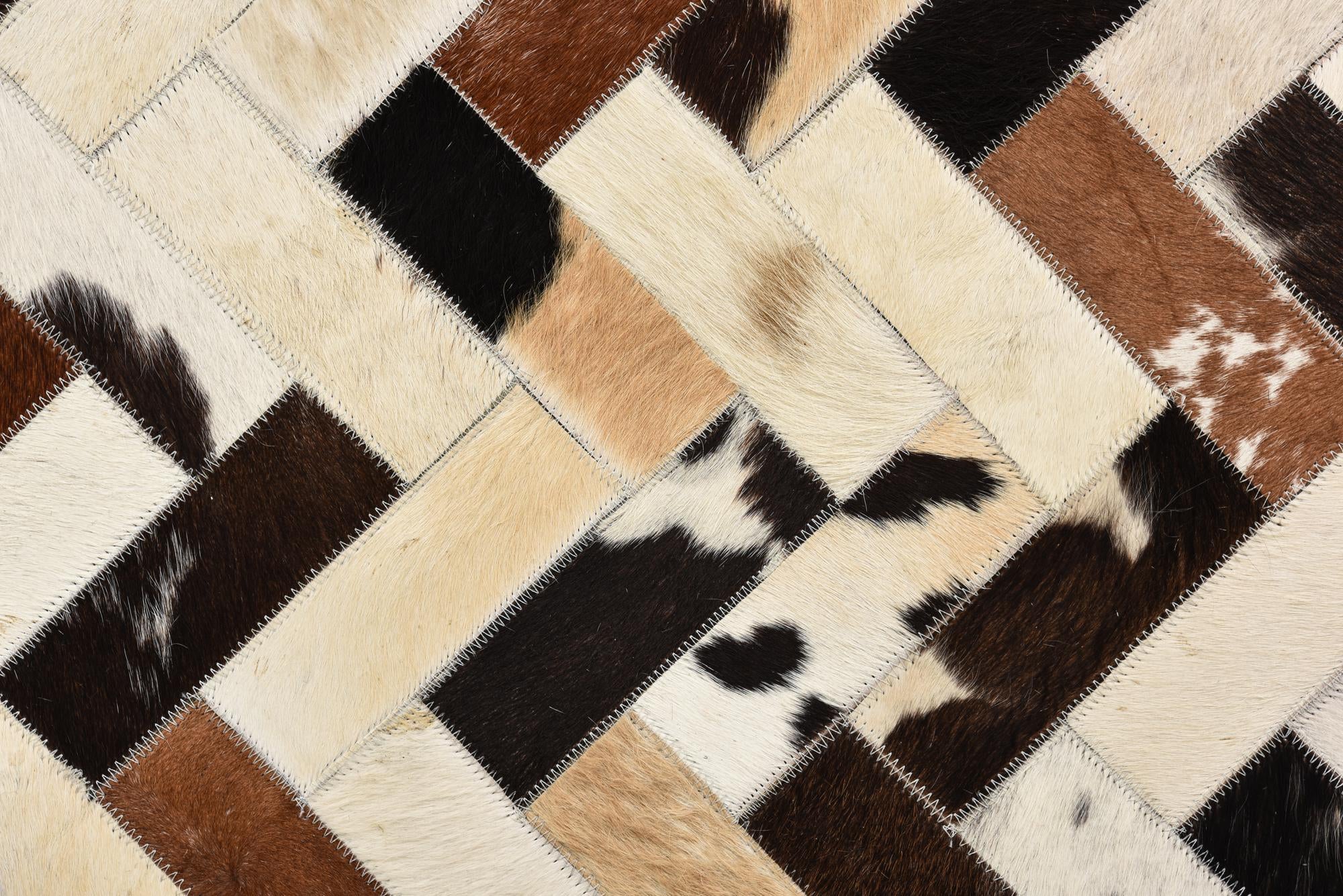 5' 3 x 7' 7 Cowhide Rug