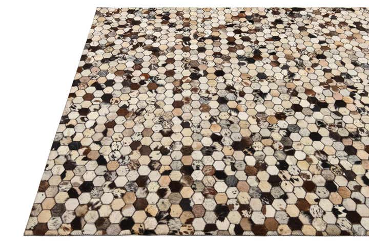 5' 1 x 8' 2 Cowhide Rug