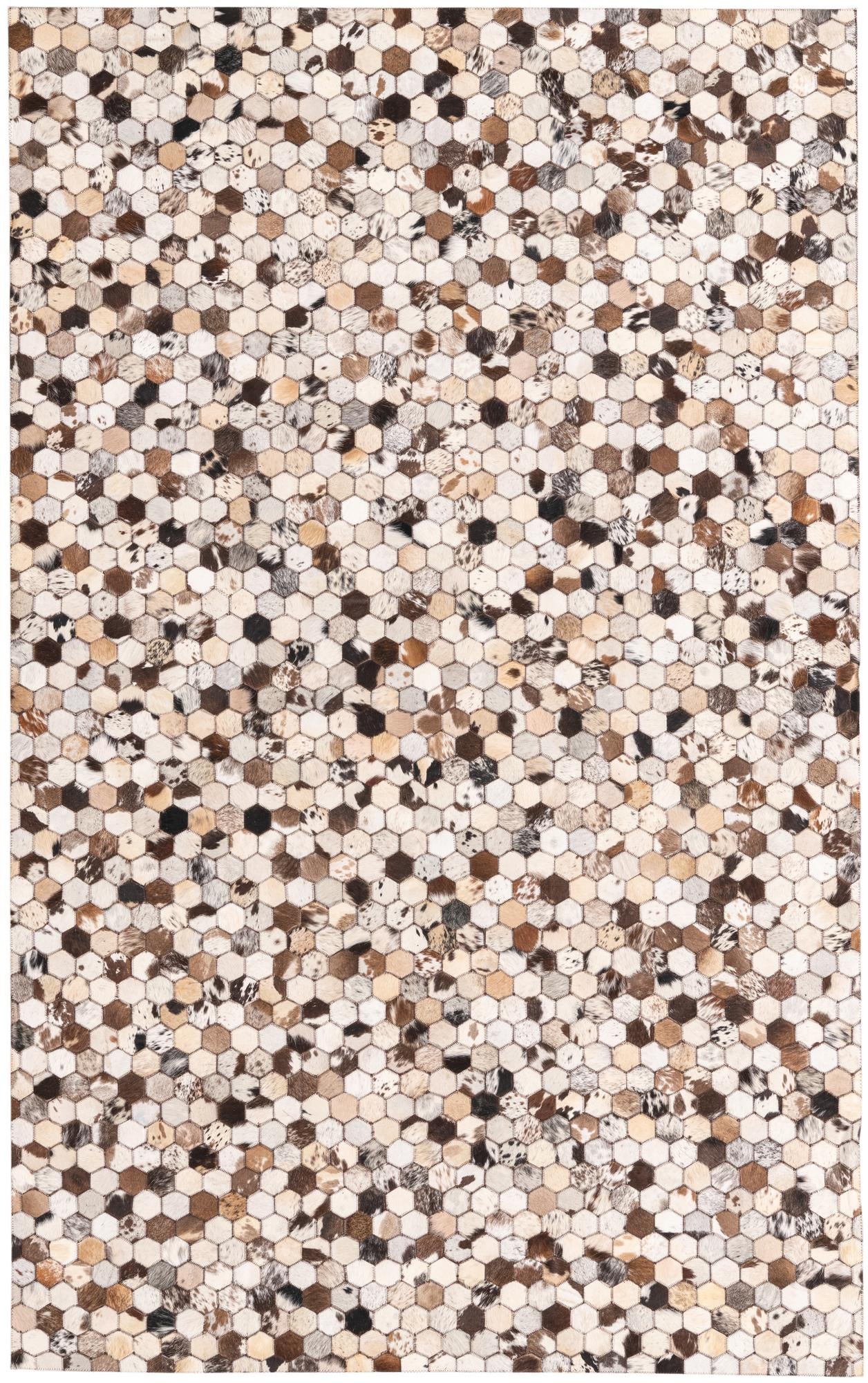 5' 1 x 8' 2 Cowhide Rug