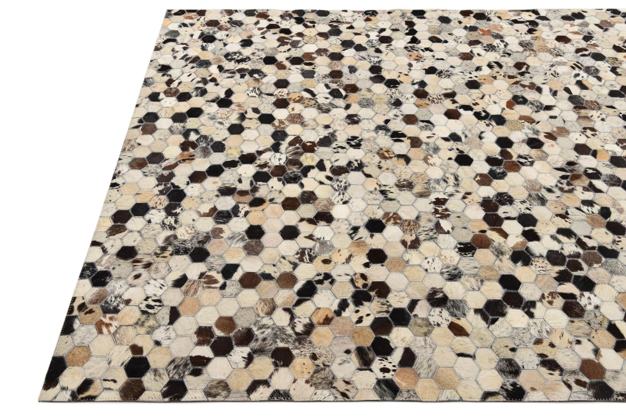 5' x 8' 1 Cowhide Rug