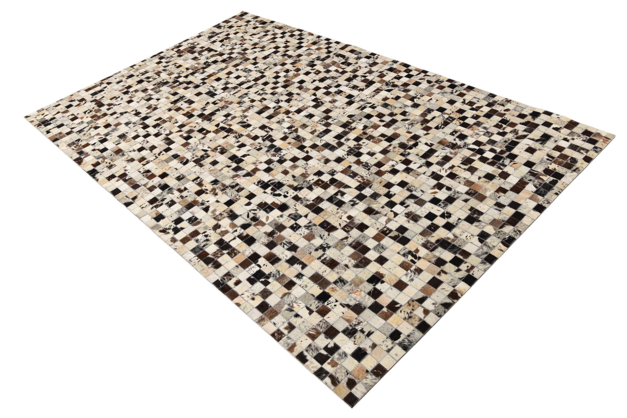 5' 1 x 8' Cowhide Rug