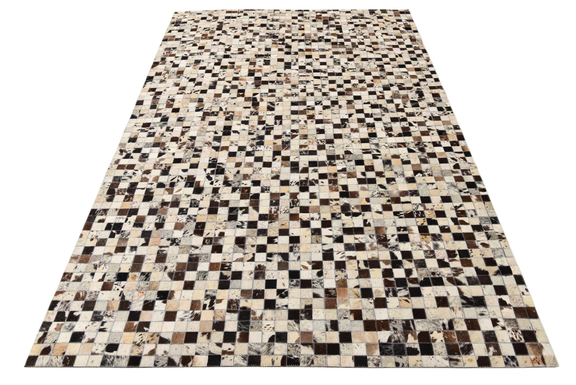 5' 1 x 8' Cowhide Rug