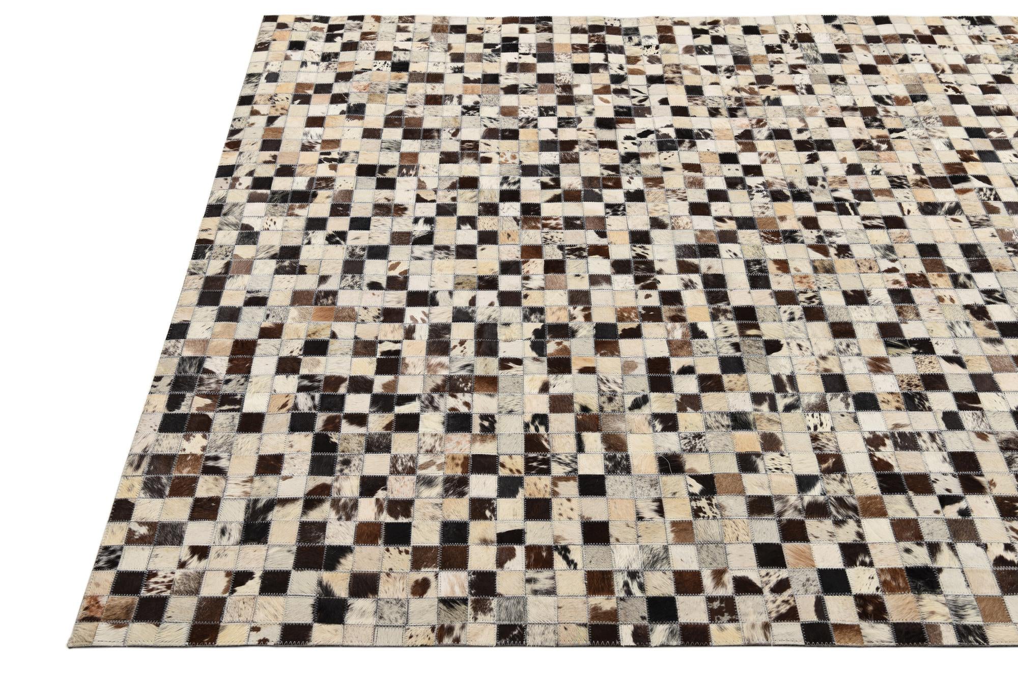 5' 1 x 8' Cowhide Rug