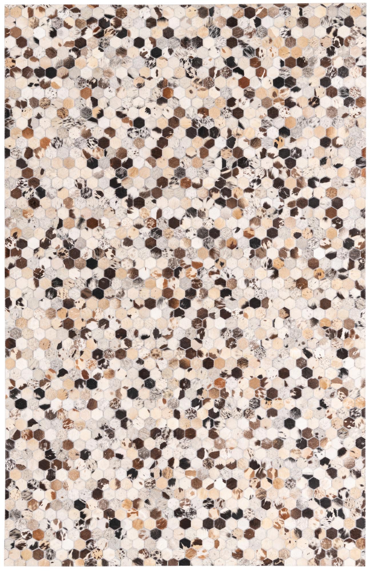 5' 1 x 8' Cowhide Rug