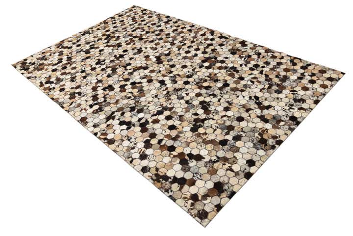 5' 1 x 8' 1 Cowhide Rug