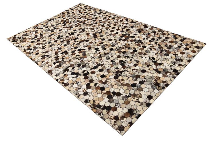 Detail image of 5' 1 x 8' 1 Cowhide Rug