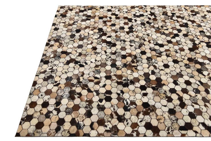 Detail image of 5' 1 x 8' 1 Cowhide Rug
