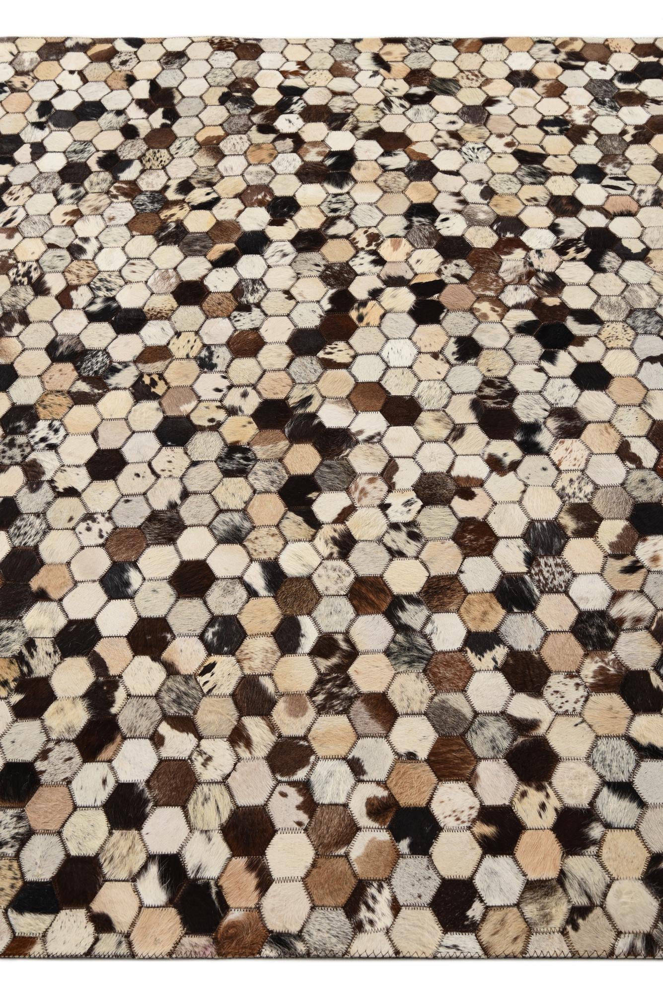 5' 1 x 8' 1 Cowhide Rug