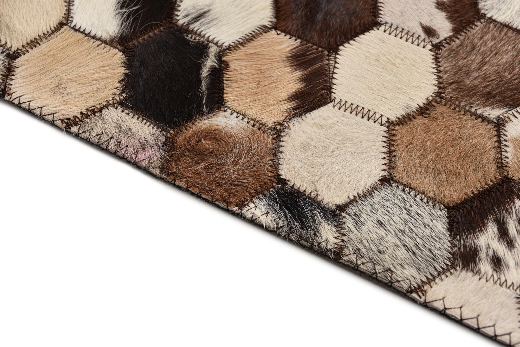 5' 1 x 8' 1 Cowhide Rug