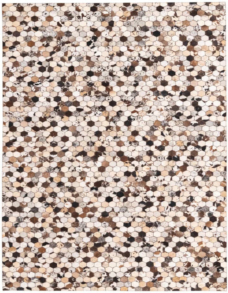 Detail image of 5' 1 x 8' 1 Cowhide Rug