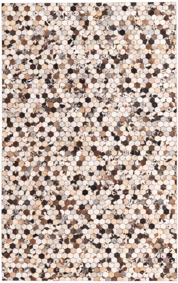 Detail image of 5' 1 x 8' 1 Cowhide Rug