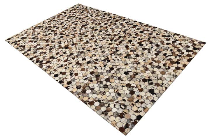 5' 1 x 8' 2 Cowhide Rug