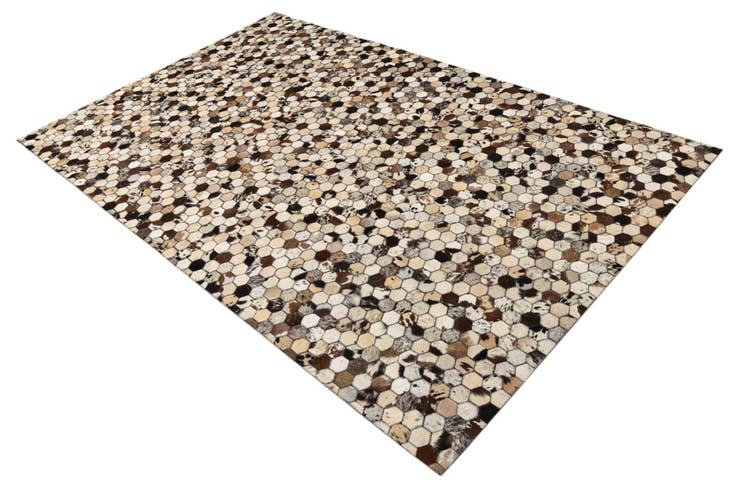 Detail image of 5' 1 x 8' 2 Cowhide Rug