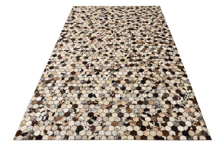 5' 1 x 8' 2 Cowhide Rug