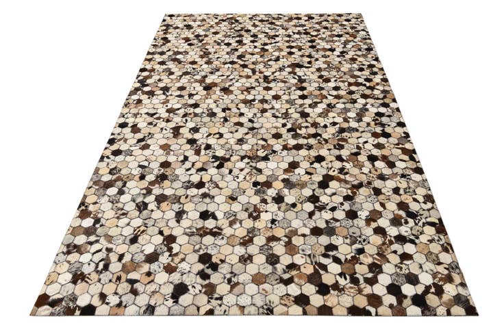 Detail image of 5' 1 x 8' 2 Cowhide Rug