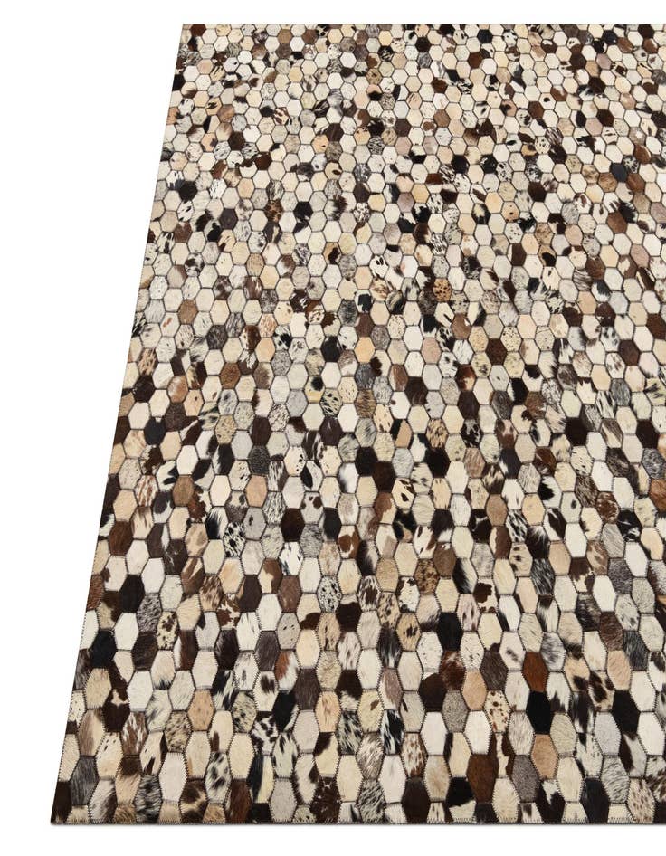 Detail image of 5' 1 x 8' 2 Cowhide Rug