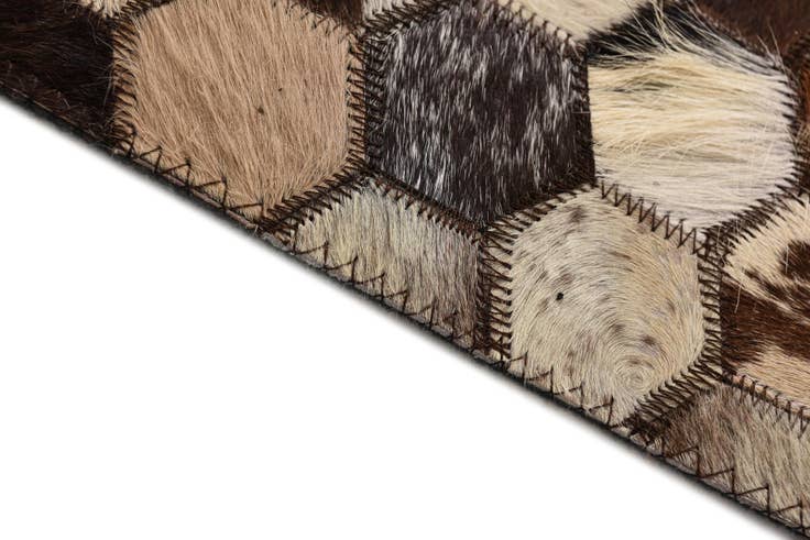 Detail image of 5' 1 x 8' 2 Cowhide Rug