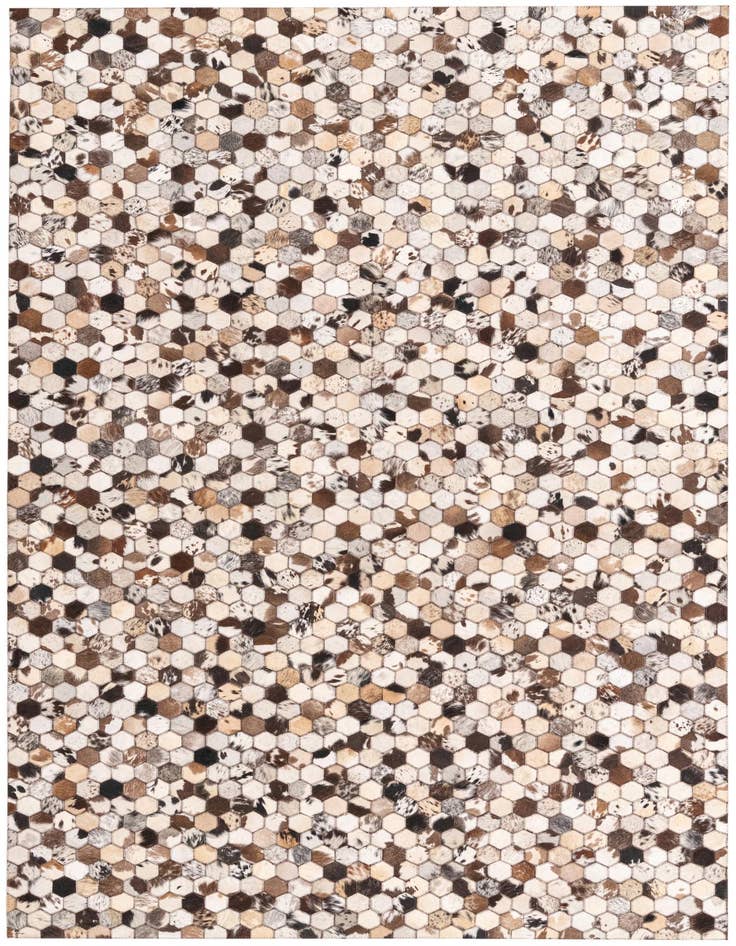 Detail image of 5' 1 x 8' 2 Cowhide Rug
