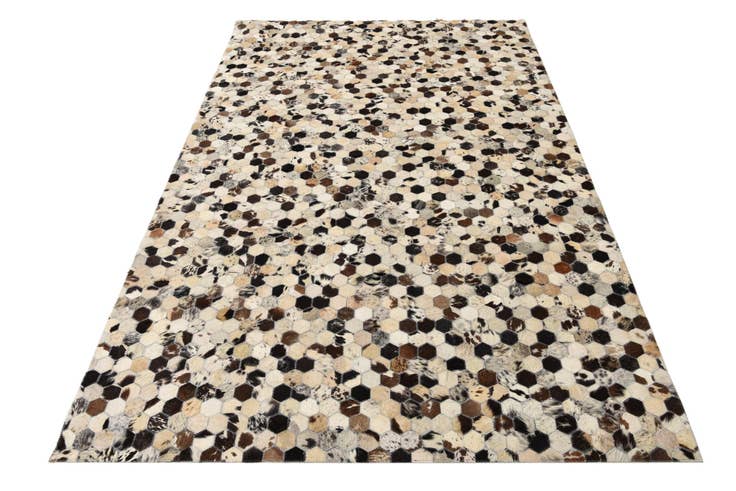 Detail image of 5' x 7' 10 Cowhide Rug