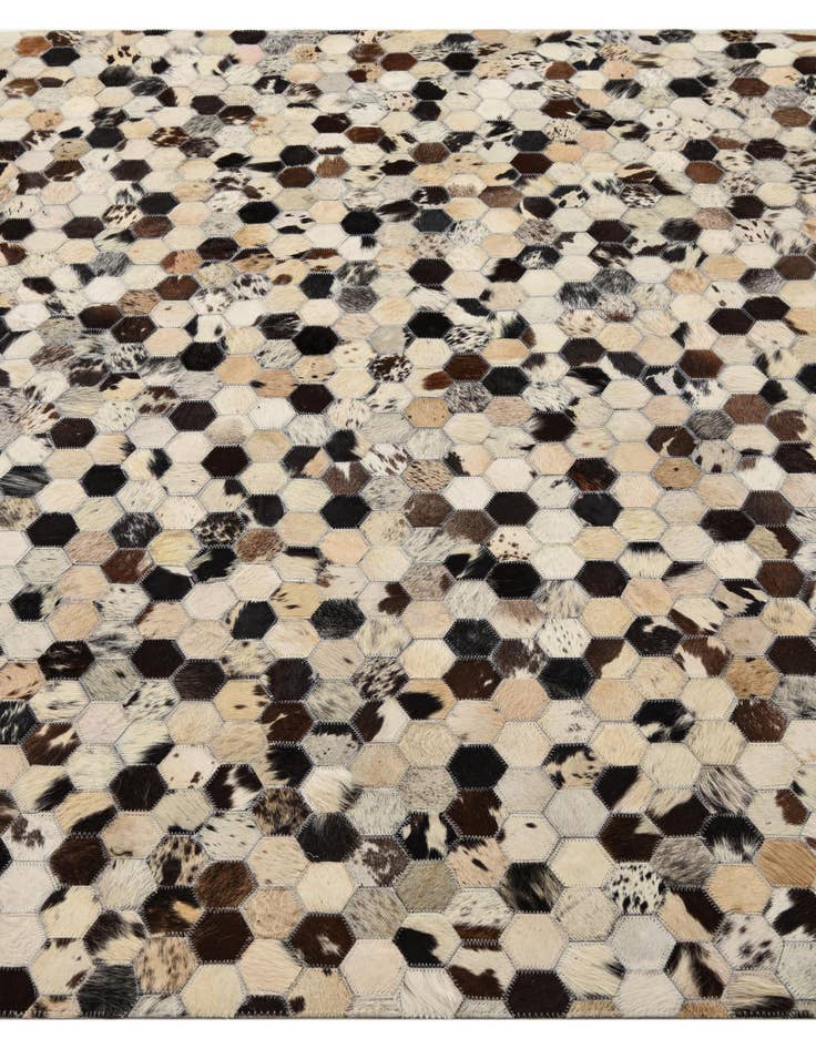 Detail image of 5' x 7' 10 Cowhide Rug