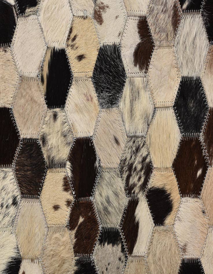 Detail image of 5' x 7' 10 Cowhide Rug