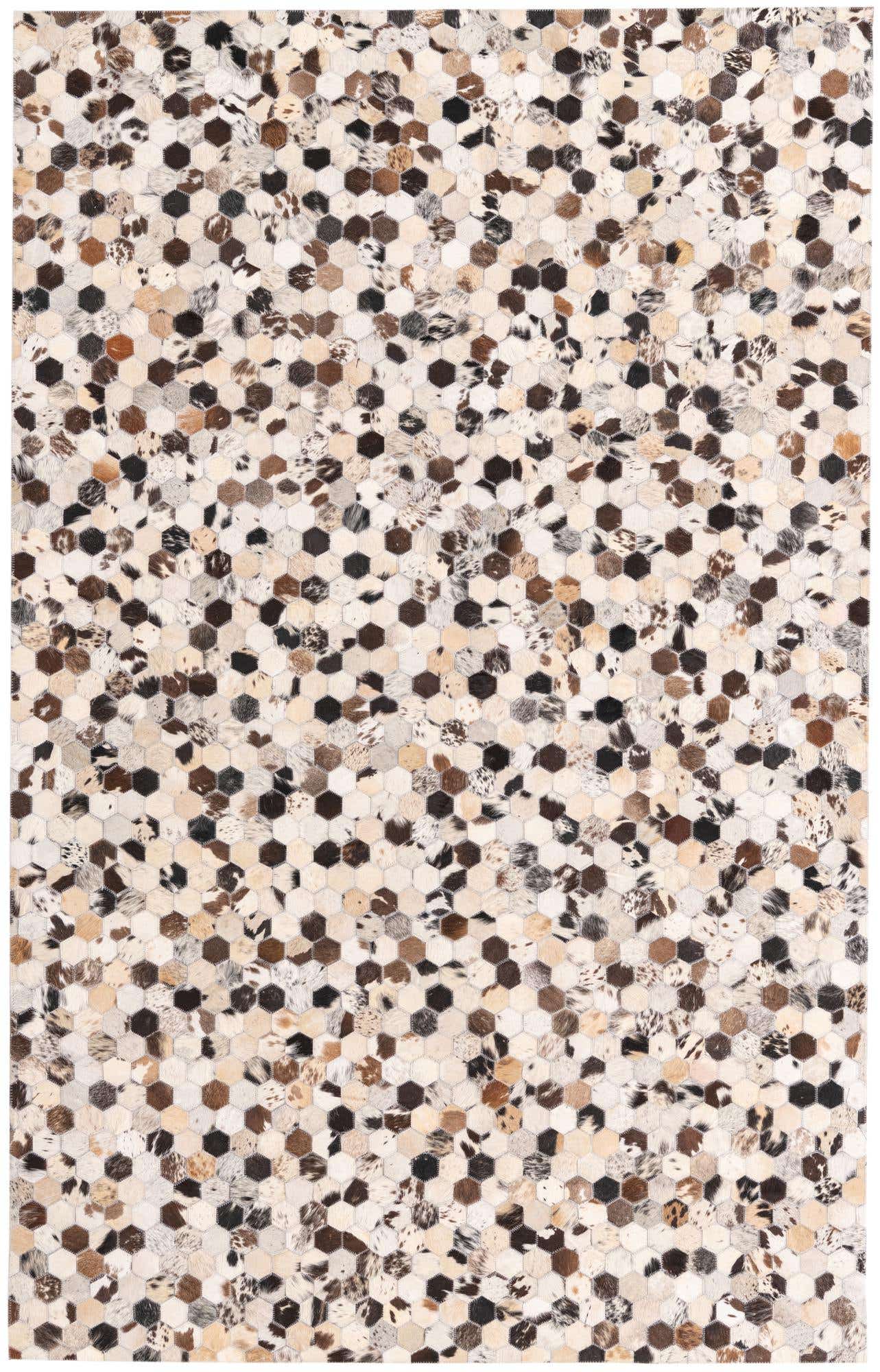 5' x 7' 10 Cowhide Rug