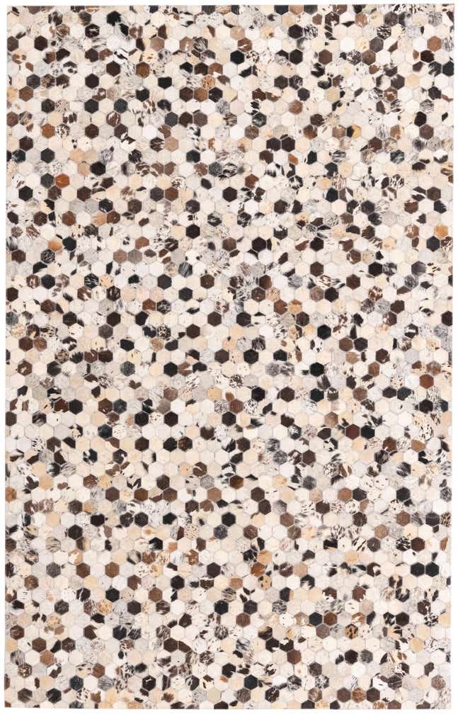 5' x 7' 10 Cowhide Rug