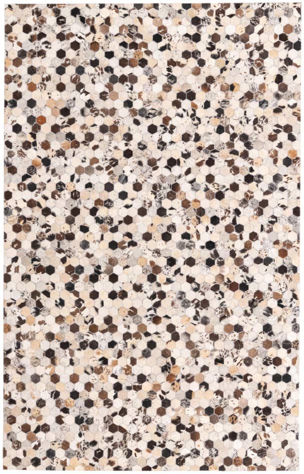 Detail image of 5' x 7' 10 Cowhide Rug