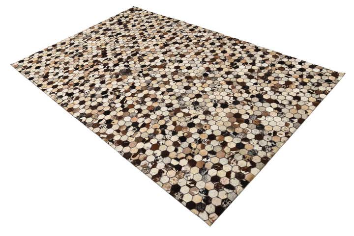 5' 2 x 8' 2 Cowhide Rug
