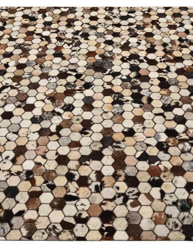 Detail image of 5' 2 x 8' 2 Cowhide Rug