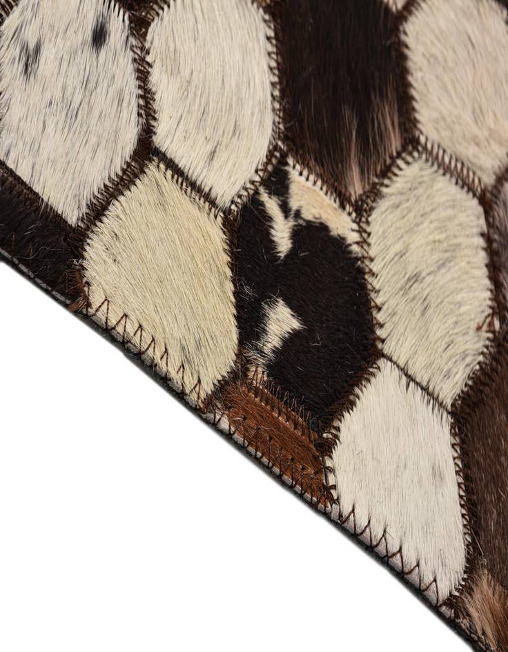 Detail image of 5' 2 x 8' 2 Cowhide Rug