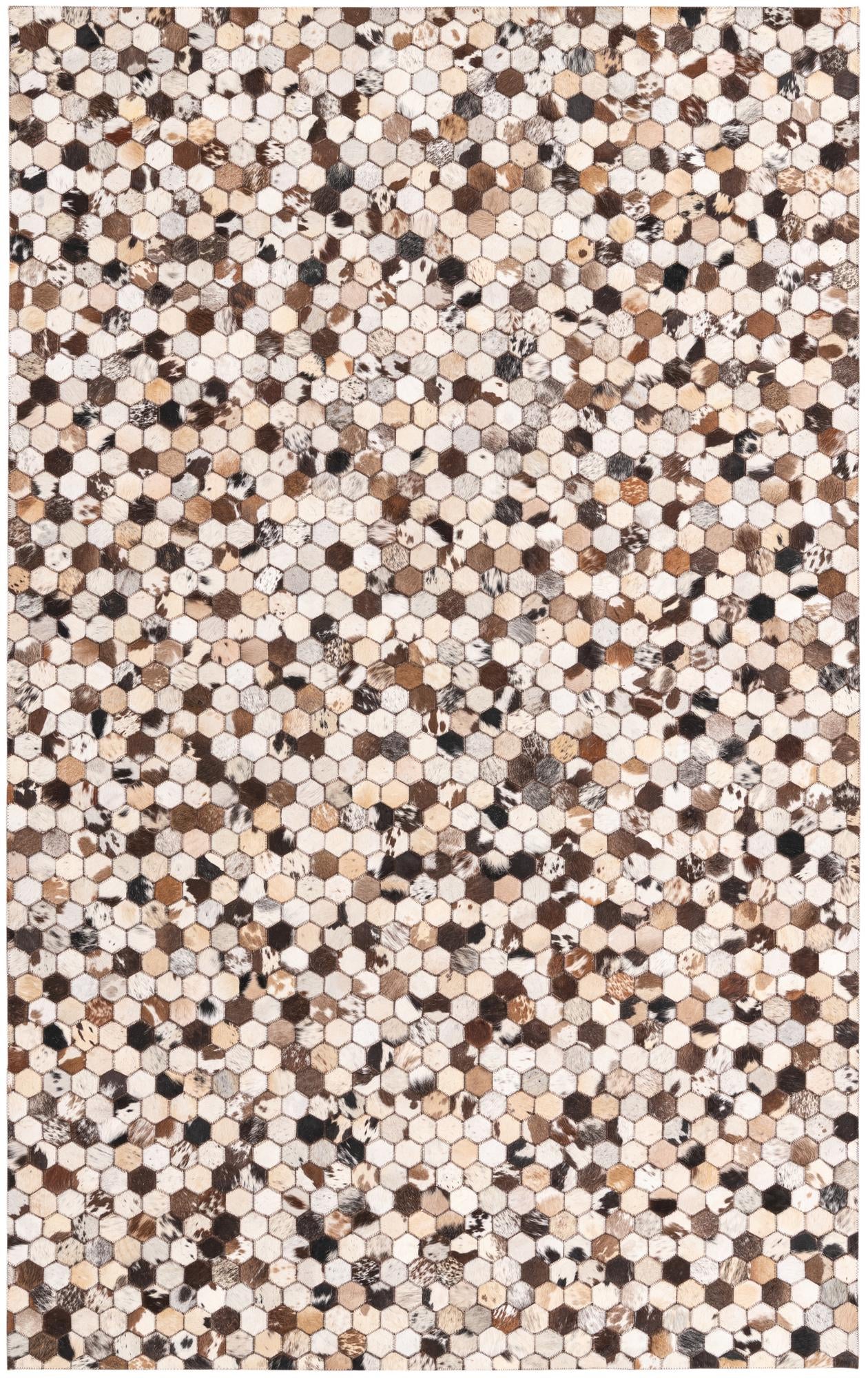 5' 2 x 8' 2 Cowhide Rug