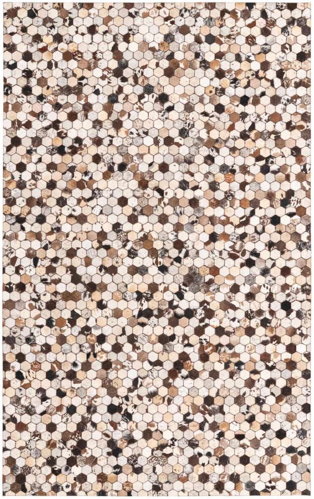5' 2 x 8' 2 Cowhide Rug